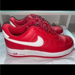 Nike Air Force 1 Low Red and White